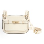 HERMES Jypsiere Gypsy gold buckle crossbody single-shoulder bag mini Women\'s cream white